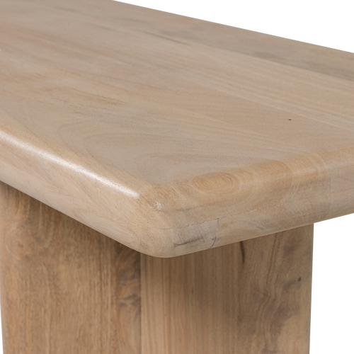 WOOOD eetbankje 220 cm Ato - Mangohout - Naturel - 47x220x45