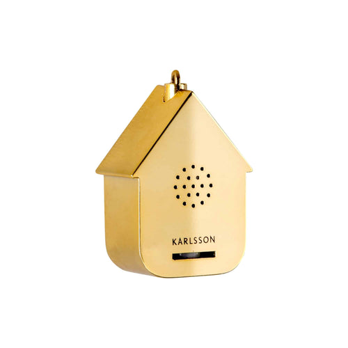 Karlsson ornament Modern Cuckoo Mini - goud - 8x10.2x8cm