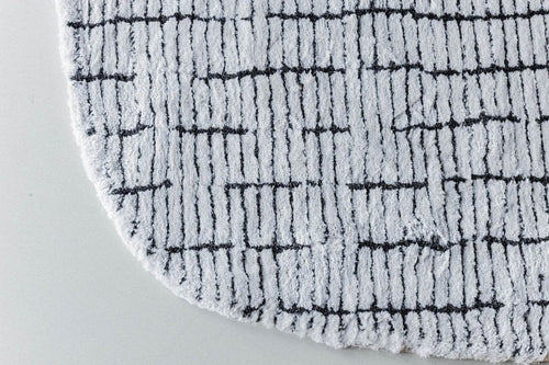 Interieur05 Vloerkleed Rectangle Edge Creme wit/Zwart - 160 x 230 cm - vtwonen shop