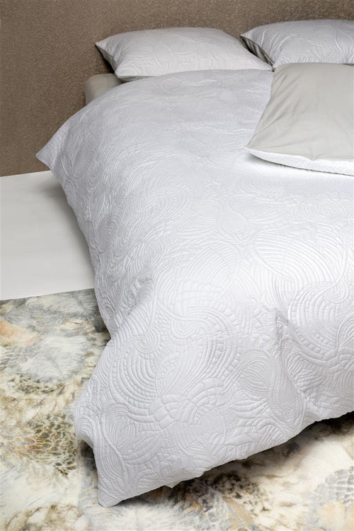 MOOOI dekbedovertrek Embroidered Dodo - 200x200/220 cm - ivoor