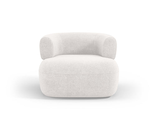 Micadoni Fauteuil Jenny boucle, ivoor - 88x90x73cm