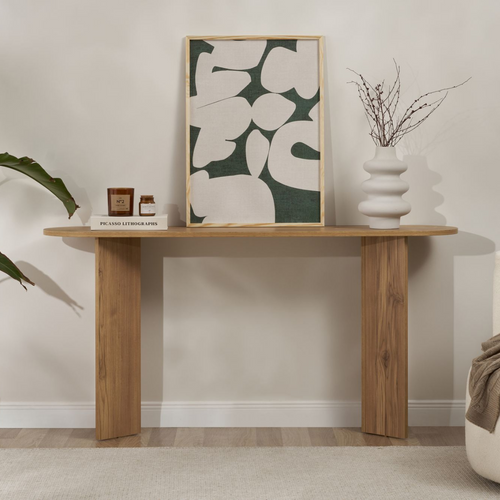 Calicosy - SIRA Design haltafel - Zwart hout - 35x150x75 cm