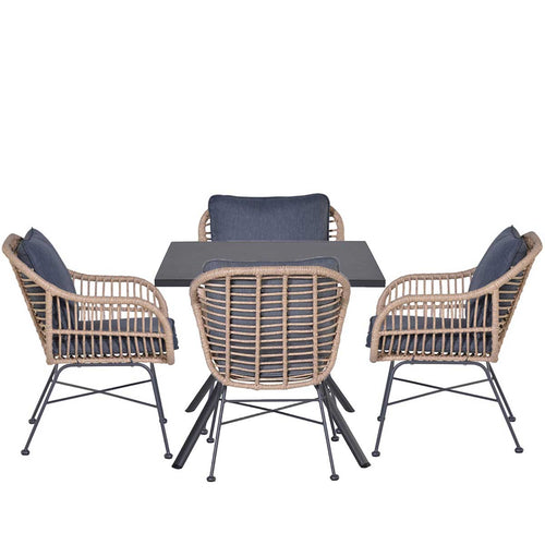 Garden Impressions tuinset Lucas - Rimini bruin - 5-delig