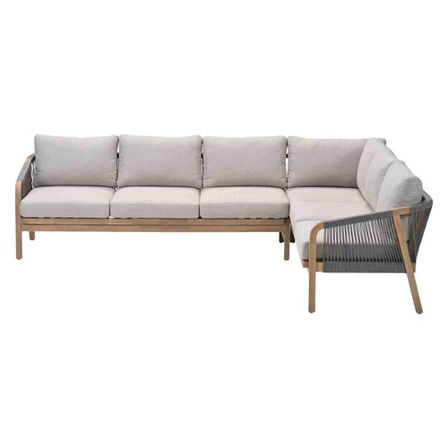 Garden Impressions lounge dining set Alora grey sand - 2-delig rechts