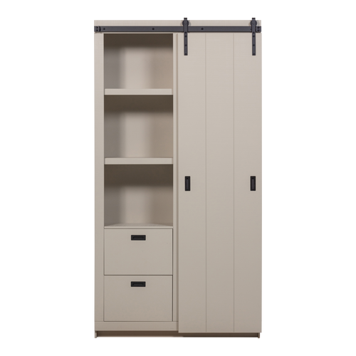 vtwonen schuifdeurkast Barn - Grenen - Dust - 230x122x37