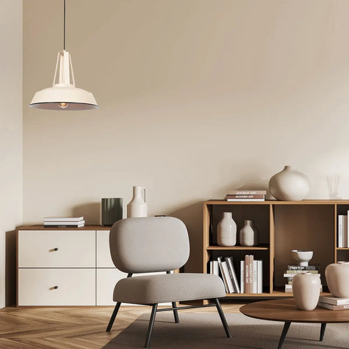 Steinhauer hanglamp Eden - 1 lichts - 45  x  240   cm - creme
