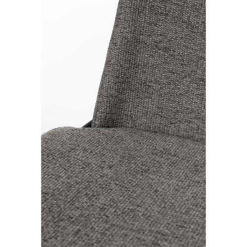 Zuiver Clip Eetkamerstoelen  Zwart/Grijs - Set van 2