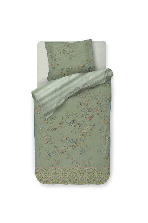 Pip Studio dekbedovertrek Amor De Dios - 140x200/220 cm - groen