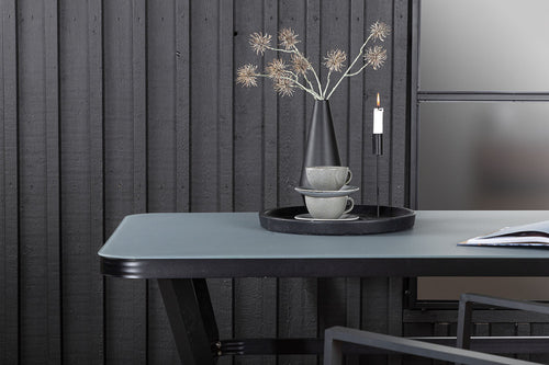 Rebellenclub Rechthoekige Tuintafel Amary - 160 x 90cm - Zwart - vtwonen shop