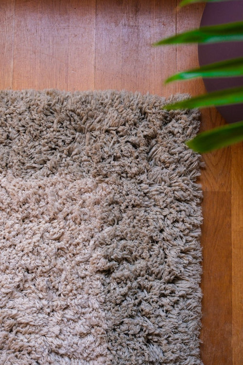 Interieur05 vloerkleed Pilo - hoogpolig - groen/beige - 200 x 290 cm