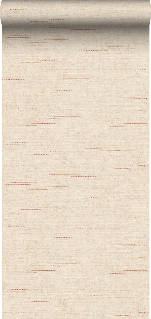 Sanders & Sanders behang geweven structuur beige - 53 cm x 10 m - 640536 - vtwonen shop