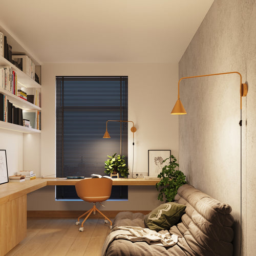Sollux Lighting Wandlamp NOX goud - 14x61x30cm