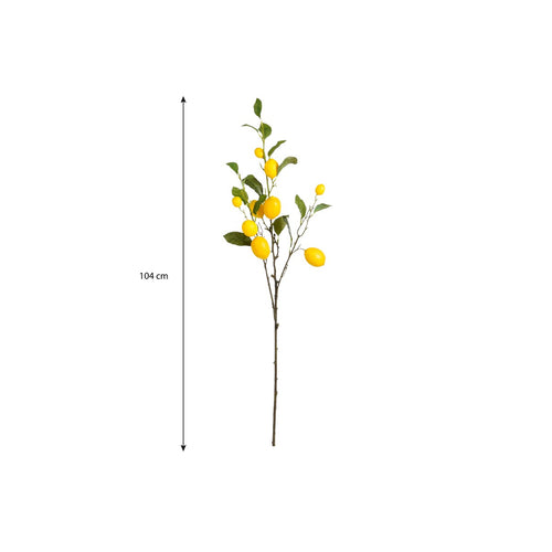 Mica Decorations Citroen Kunsttak - H104 cm - Geel