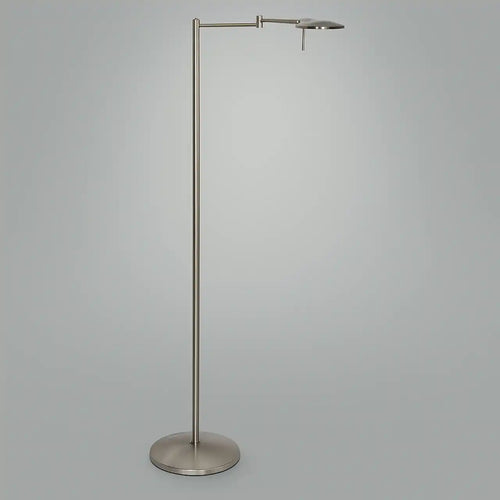 Freelight vloerlamp Piattino - 1 lichts - 25  x 120   cm - mat chroom - vtwonen shop