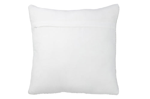 J-Line kussen Metaalachtig - polyester - zilver