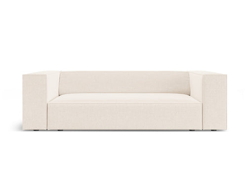 Cosmopolitan Design Bank Arendal 2-zits, chenille lichtbeige - 102x180x70cm