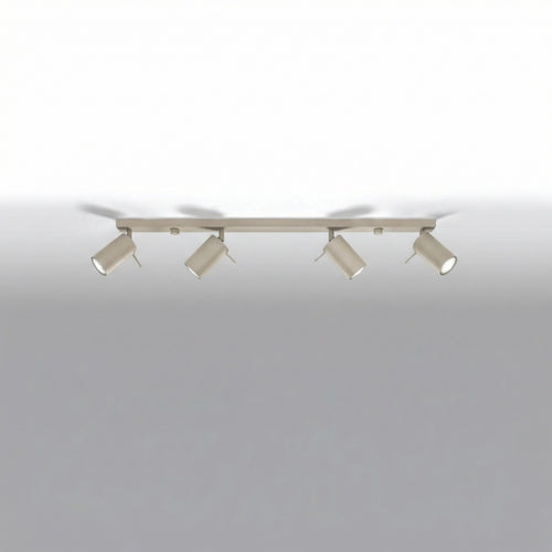 Sollux Lighting Plafondlamp RING 4L taupe - 80x6x16cm