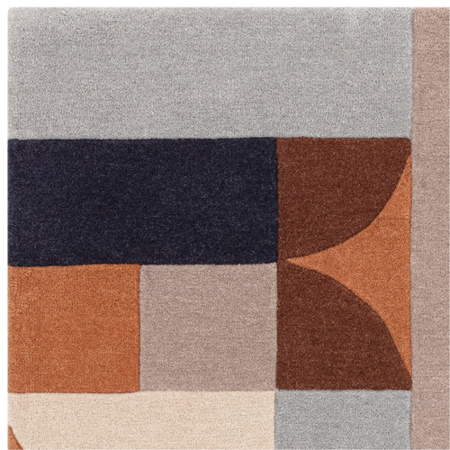 Vloerkleed MOMO Rugs Matrix 88 Klotski Terracotta 160x230 cm - vtwonen shop