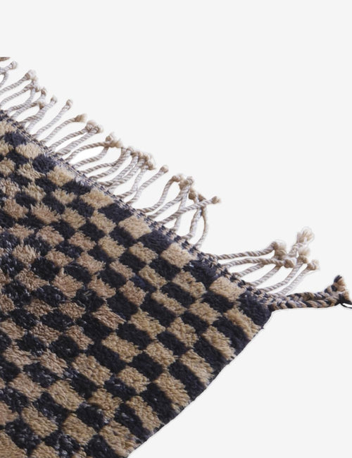 AFK Living vloerkleed Berber - handgemaakt - Wol - 90 x 313 cm