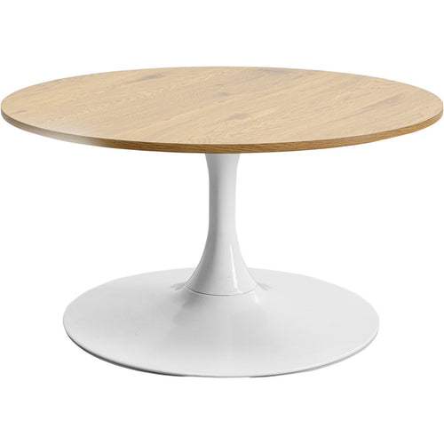Kare Design Salontafel Schickeria eik en wit Ø80cm - vtwonen shop