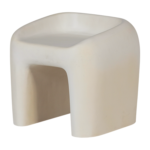 WOOOD kruk tuin Nivo - Polymeer - Naturel - 51x52x50