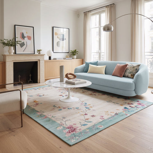 AFK Living vloerkleed Marie Antoinette - gedrukt - beige - 160 x 230 cm