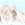 ESTAhome behangrand circus figuren licht roze, lichtblauw en beige - 500 x 26.5 cm - 178702