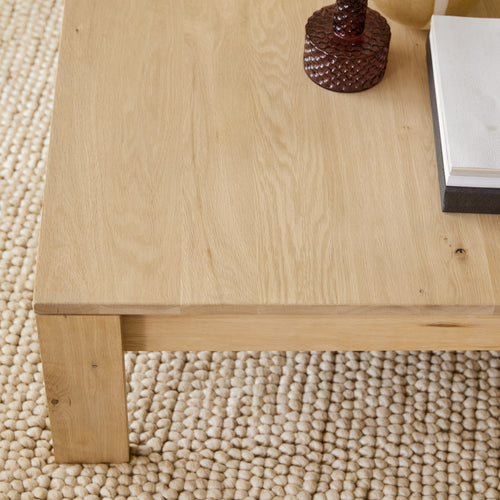 Tikamoon Massief eiken salontafel - Naturel - vtwonen shop