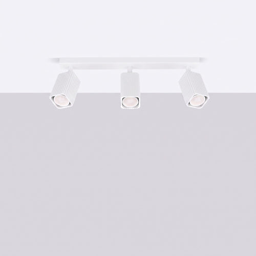 Sollux Lighting Plafondlamp RAYO 3L wit - 45x6x16,5cm