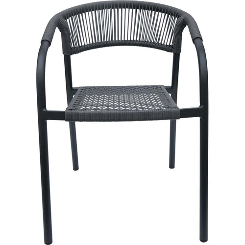 Lesli Living bistrostoel Nagano - grijs - 56x63x78cm
