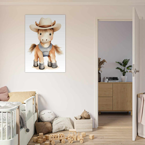 Artfulprints  Boerderij pony   poster 70x100 cm - vtwonen shop