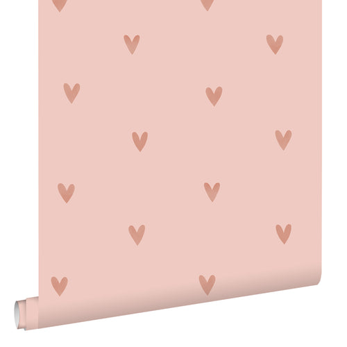 ESTAhome behang hartjes roze - 53 cm x 10.05 m - 139770 - vtwonen shop