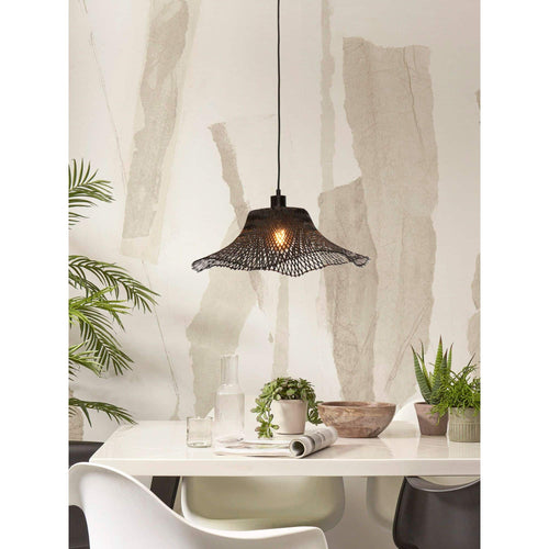 GOOD&MOJO hanglamp Ibiza - zwart - Ø50cm - vtwonen shop