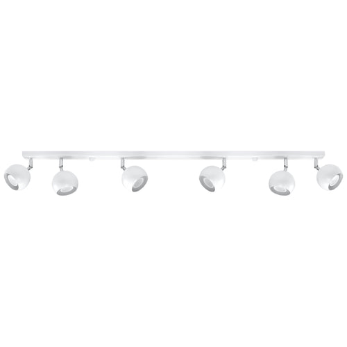 Sollux Lighting Plafondlamp OCULARE 6L wit - 118x10x16cm