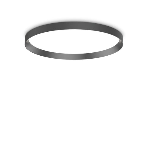 Ideal Lux FLY 60cm Geïntegreerde LED Semi Flush Light Zwart, 3000K, IP40