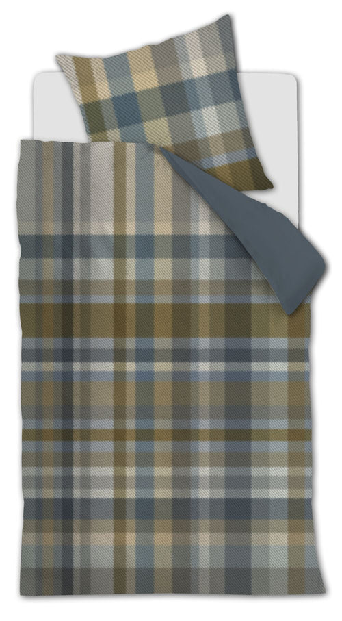 Beddinghouse Dekbedovertrek Glynn - 140 x 200/220 cm - Blauw