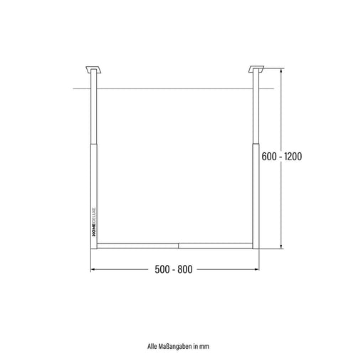 HOME DELUXE - SWAY kapstok - inclusief hangers en haken - kleur: wit - vtwonen shop