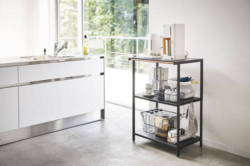 Yamazaki Opbergrek - 3 niveaus - Tower - Zwart