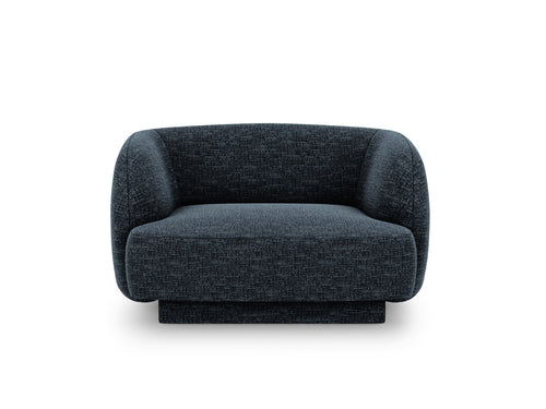 Micadoni Fauteuil Miley chenille, koningsblauw - 90x103x70cm