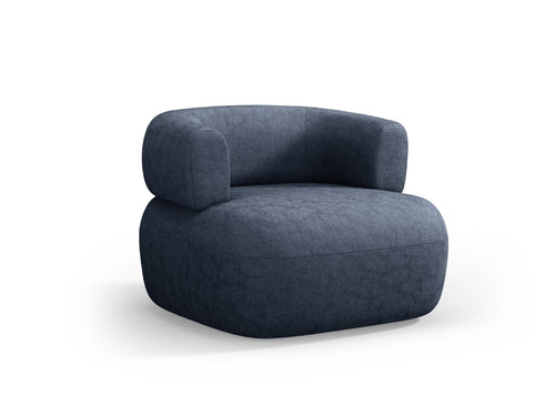 Micadoni - Fauteuil "Jenny" chenille, donkerblauw - 88x90x73cm