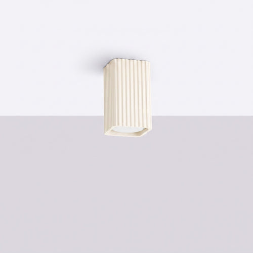 Sollux Lighting Plafondlamp RAYO 10 beige - 6x6x10cm