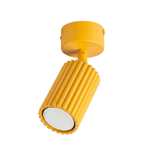 Sollux Lighting Plafondlamp KARBON 1 geel - 7x7x18cm