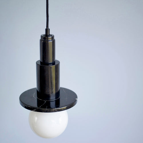 Hübsch hanger Sculpture - ijzer/marmer - ø12xh19cm, e27/40w - vtwonen shop