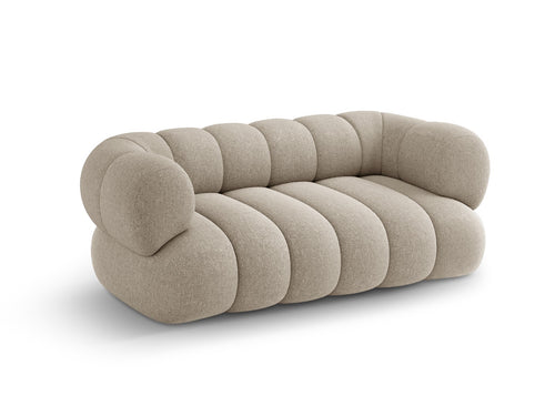 Cosmopolitan Design Bank Koge 2-zits, chenille donkerbeige - 95x180x70cm