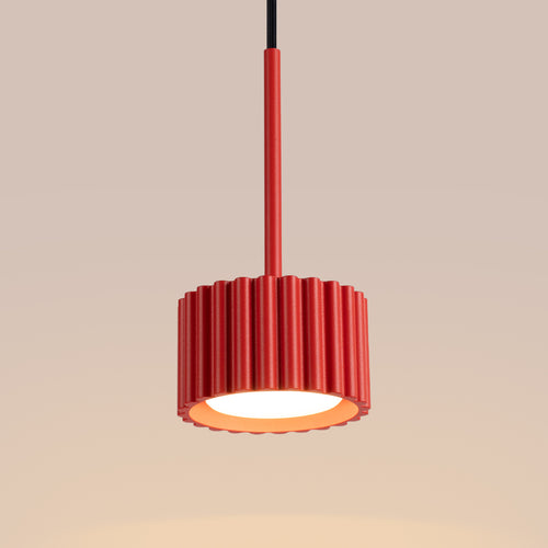 Sollux Lighting Hanglamp AURA 1 rood Gx53 - 10x10x125cm