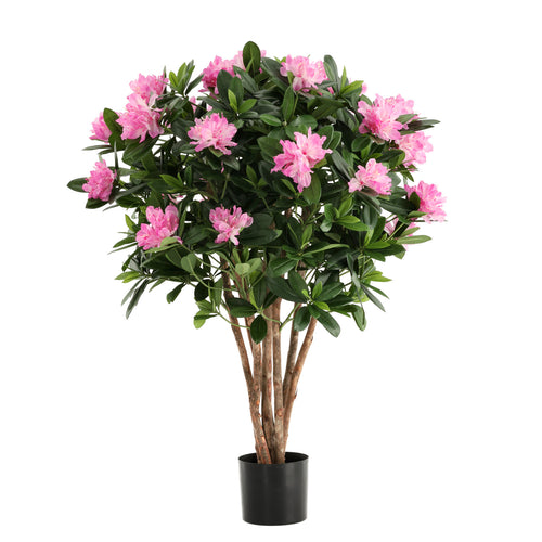 Maxifleur Rhododendron Kunstplant Deluxe 115cm Paars