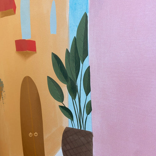 Art for the Home Canvas - Mediterranean Whisper - 100x54 - vtwonen shop