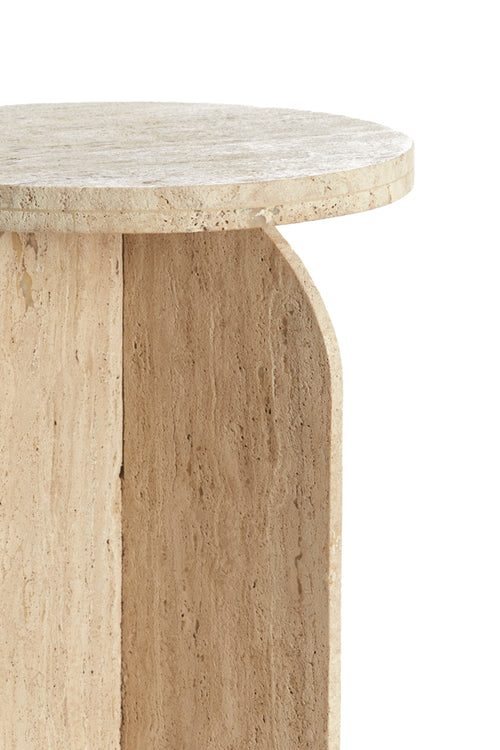 Light & Living bijzettafel OTINIA - Ø41x56cm - bruin - vtwonen shop