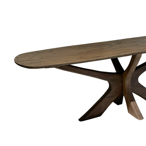 Brix eetkamertafel Montreaux - bruin - mangohout - 250cm