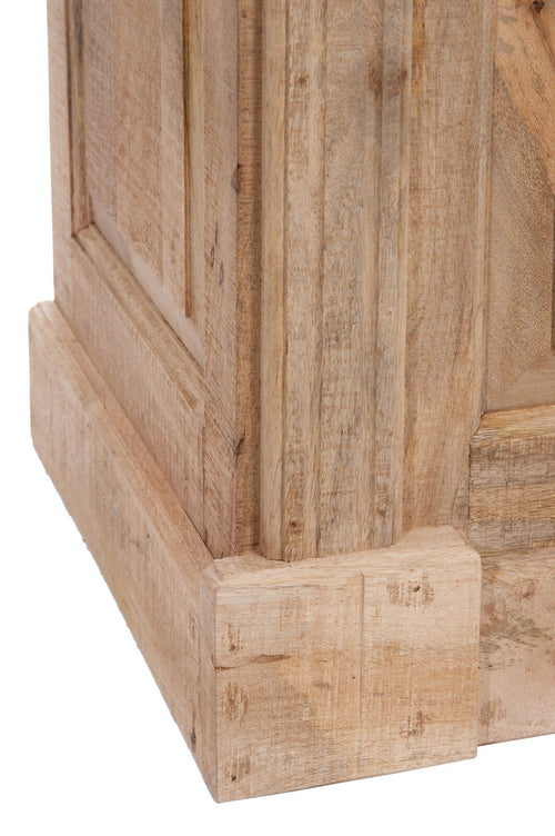 J-Line barkast 2 Lades Rechthoek - hout - naturel